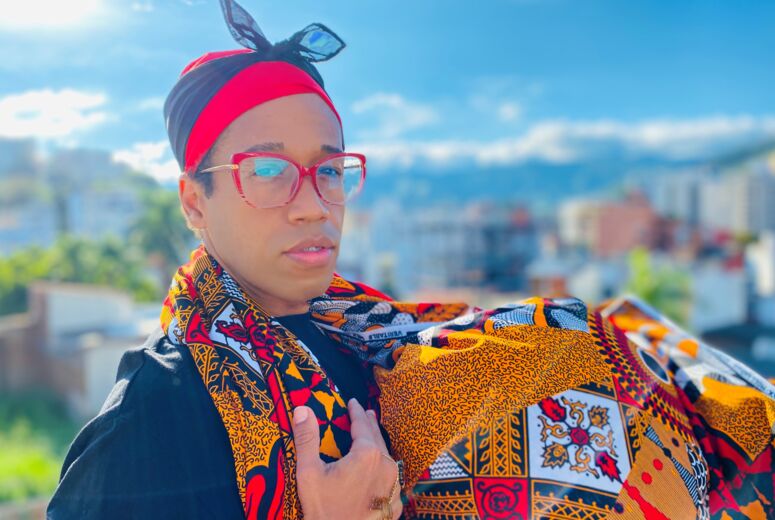Trans Rechte in Kolumbien: Portrait von Mauri Balanta im Stadtteil Aguablanca in kolumbiens Großstadt Cali