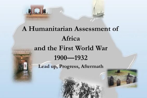 Buchcover Oliver Schulten: A Humanitarian Assessment of Africa and the First World War 1900 – 1932.