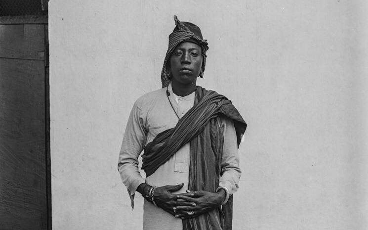 Der Chief der Chagga, Mangi Mehli, Ende des 19. Jahrhunderts am Kilimanjaro | Foto: Hans Meyer | Public Domain Marc 1.0